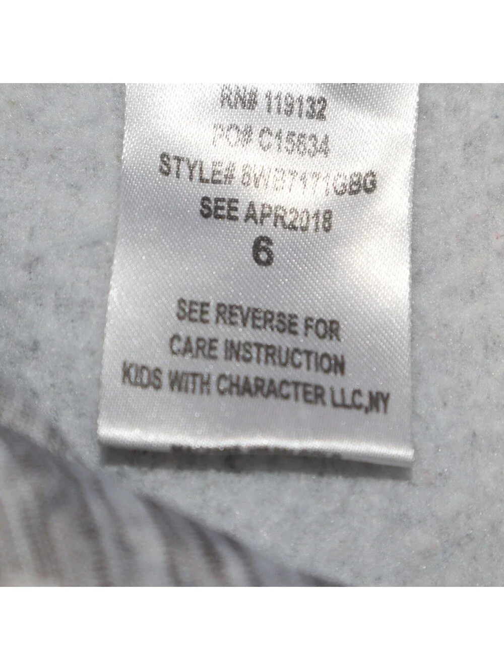 Batman Boys Hoodie Size 6 Gray